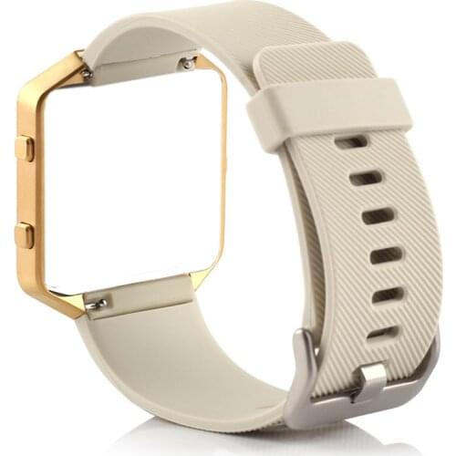 Watch Strap 23mm Width Soft Silicone Watch band Wrist Strap for Fitbit Blaze Smart Watch 2018 Fashion Design