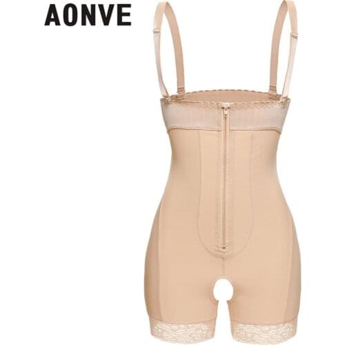 Aonve High Waist Bodysuit Butt Lifter Body Shapers 6XL Waist Body Modeling Straps Open Crotch Female Corrective Underwear 6XL