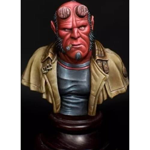 1/10 ancient fantasy man warrior bust (NO BASE ) Resin figure Model kits Miniature gk Unassembly Unpainted