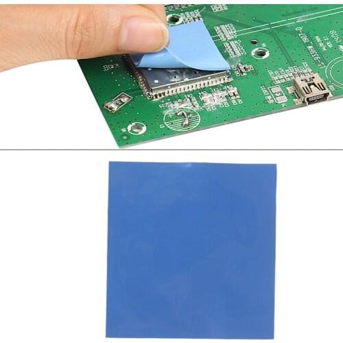 1pc 100mm*100mm*0.5mm GPU CPU Heatsink Cooling Conductive Silicone Pad Thermal Pad