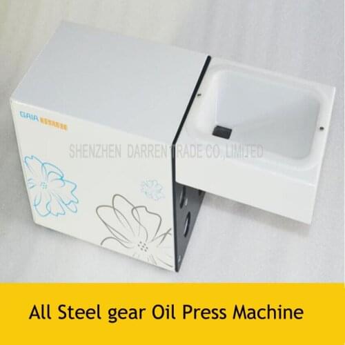 1pc Hot Selling Household Mini Cold / Hot Pressing Oil Press Machine Automatic Olive Oil Presser Oil Yield