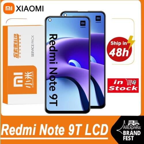 100% Tested 6.53" Display Replacement For Xiaomi Redmi Note 9T LCD Touch Screen Digitizer Assembly For Redmi Note 9T J22 Display