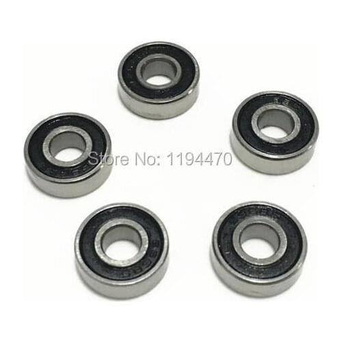 5pcs 696-2RS 696RS 696 RS 2RS 6x15x4mm Rubber Sealed Deep Groove Ball Bearing Miniature Bearing