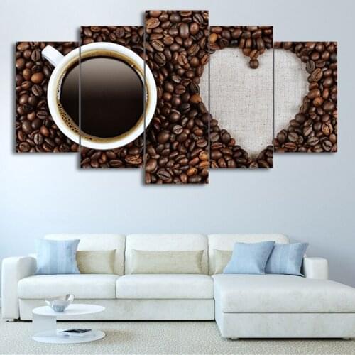 Painting Wall Art Prints Framed Home 5 Pieces/Pcs Sunsets Great Clouds Canvas Decoration Modular Pictures For Living Room