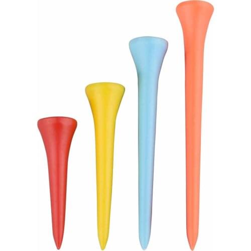 50Pcs 42/54/70/83mm Mixed Color Golf Plastic Tees Golf Accessories