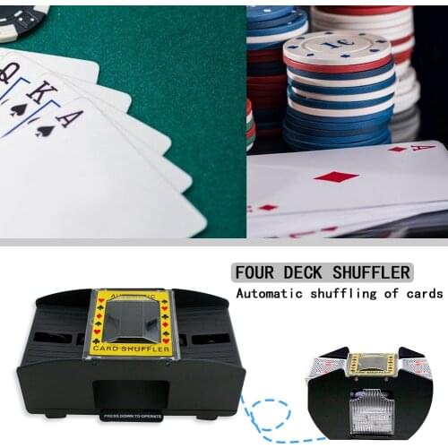 Automatic Shuffle Machine Board Game Poker Playing Cards Entertainment Shuffler Lightweight Game Playing Element