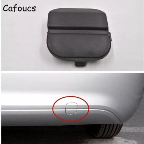 Cafoucs Car Rear Bumper Tow Trailer Cover For Ford Focus 2009 2010 Towing Hook Decoration Cap