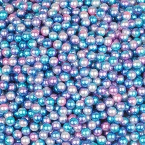 High Quality 4mm ABS Imitation Pearl Beads No Hole Multi Color Round Shapes Loose Beads For DIY Women Jewelry Necklace Making