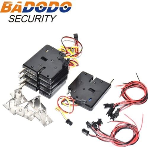 5pcs electrical Lock Picks latch Electromagnetic Lock for Electronic Locker Smart Cabinet Lock with bouncer status detection