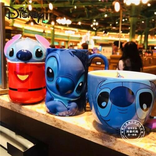 Disney Stitch mug, water cup, tea cup, ceramic cup, beautiful gift eco friendly glass mug kawaii mug ceramic mug cute cup