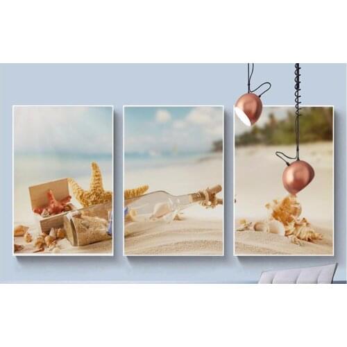 Nordic small fresh water and ink painting decoration wall canvas paintings unframed spray painting unframed