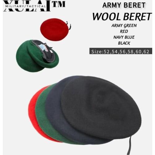 Wool army Berets cap for men geebro beret berets for men