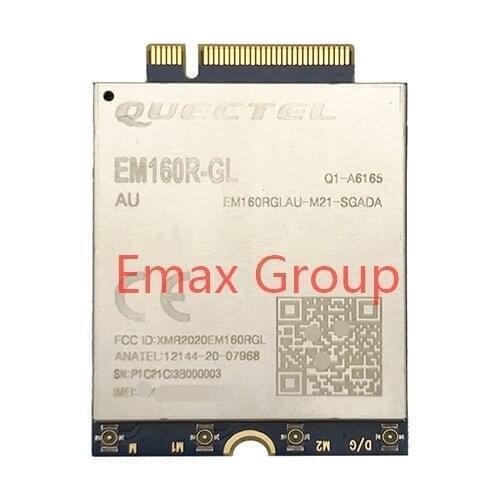 Quectel EM160R-GL instead of EM12-G LTE Advanced LTE-A Cat16 M.2 module Worldwide Support DL 5 × Carrier Aggregation 256QAM MIMO