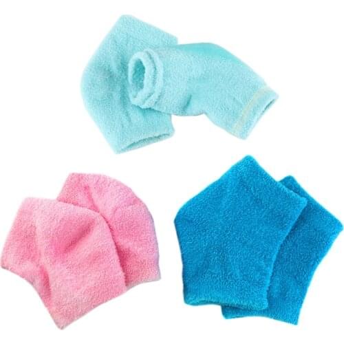Moisturizing Heel Socks Breathable Anti-Cracked Feet Which Can Treat Dryness and Cracked Heels During Sleep-ABUX