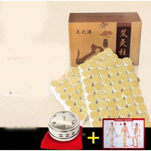 108 pcs five years Ai-chu moxa pure moxibustion moxa stick wormwood leaves acupuncture massage mox boxes