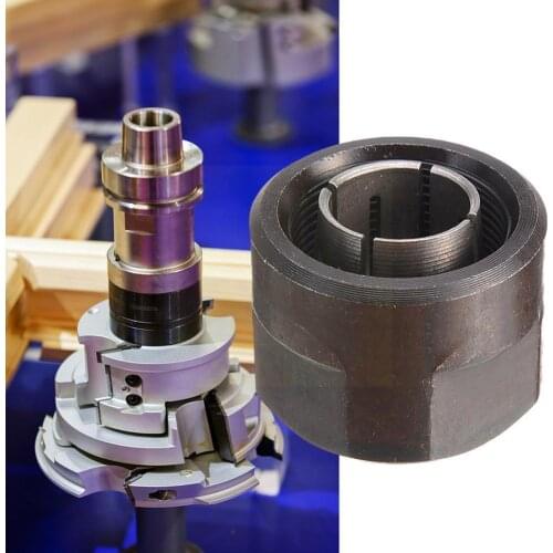 12.7mm Black Metal 1/2" Collet Nut Plunge Router Parts 3612 Machine Plunge Engraving Router for Makita Q9G2