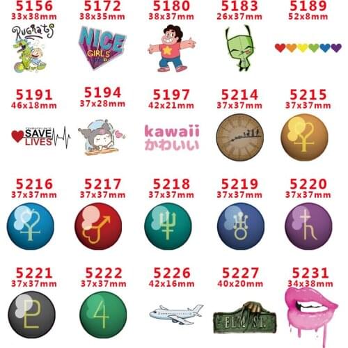 2018 new arrival Free shipping 30 pcs/package printed resin planar flat-back resins for Hair Bow Decoration PR5214