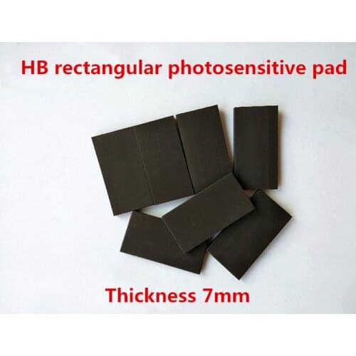 5pcs/lotHB long-form light-sensitive mat light-sensitive seal material 7MM thick light-sensitive pad wholesale