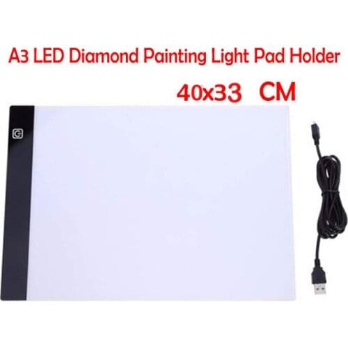 A3/A4/A5 Dimmable LED Light pad Diamond Painting tools Light box for Diamond embroidery Bright board Diamond mosaic adjust light