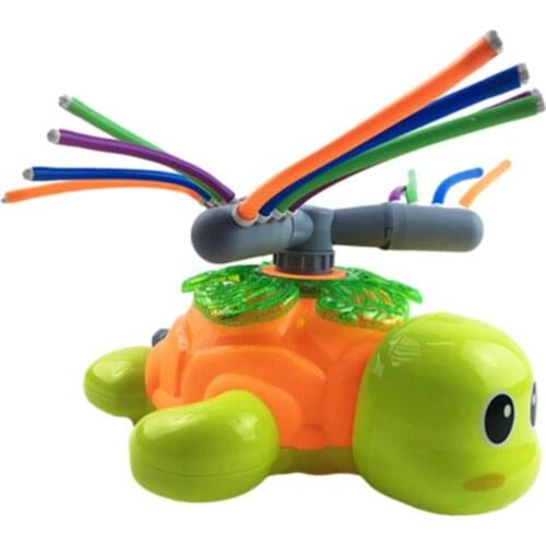 Automatic Outdoor Cartoon Turtle Water Spray Sprinkler Summer Outdoor Lawn Yard Sprinkler Kids Beach Pool Spray Water Toy