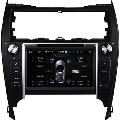 8" Android 10.0 Car Multimedia Player For Toyota Camry 2012-2014 Car DVD Player 6 Core Stereo 4+64G Audio Navigation DSP Radio