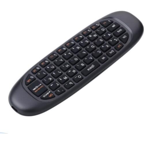 Fly Air Mouse Wireless Game Keyboard Rechargeable 2.4Ghz Keyboard Remote Controller C120 for Smart Tv Mini PC Android