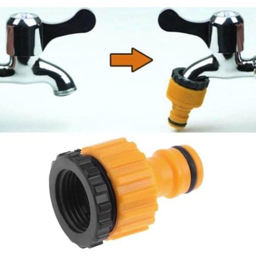 1pcs Quick Tap Water Connector Adapter Fast Coupling Hose Barbed 1/2" Irrigation Drip Tool 3/4"and Connector