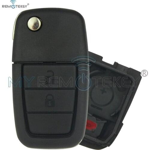Remtekey 2 button with horn Remote car key shell case for Holden VE Commodore