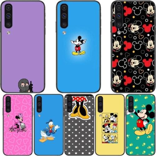 Black pink soft cover catoon Phone cover hull For SamSung Galaxy S8 S9 S10E S20 S21 S5 S30 Plus S20 fe 5G Lite Ultra black soft