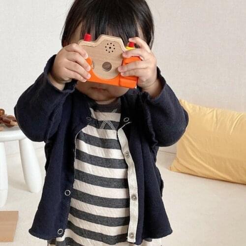 Childrens Knitted Outer Wear Korean Dress Childrens Clothing Infant Pure Color Webbing Baby Top Toddler Clothes 2021