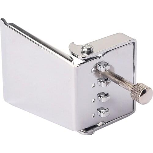 Guitar Chrome Adjustable Tailpiece For 4 String Banjo Plate Accessories Replacement Parts