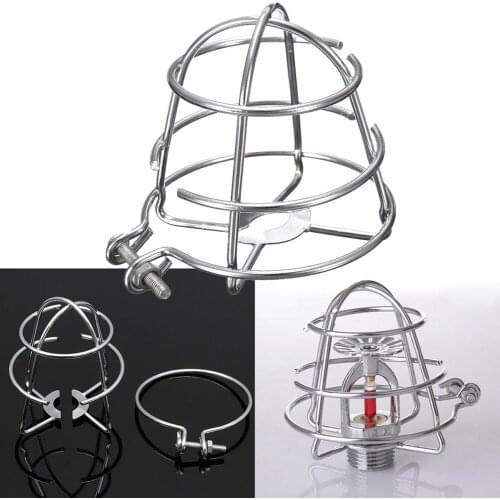 Creative Fire Sprinkler Head Guard Cover Metal Headguard Protection Frame Heavy Duty Chrome Plated Sprinkler Headcage