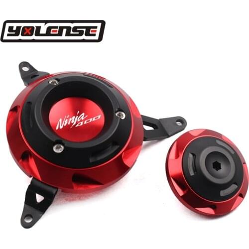 Motorcycle CNC Engine Stator Cover Crash Pad Engine Guard Protection For KAWASAKI NINJA400 NINJA 400 Z400 Z 400 2018 2018-2021