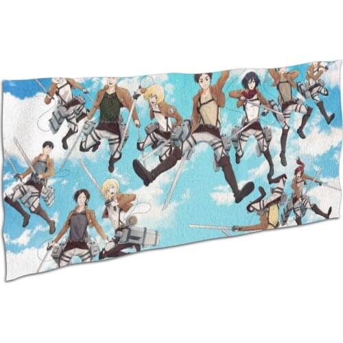 Cartoon attack giant printed beach towel gym sports pool fashion mat surfing Yoga towel