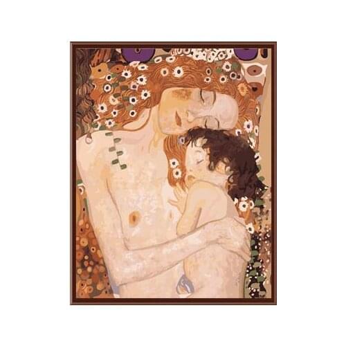 DRAWJOY Framed Pictures DIY Painting By Numbers DIY Digital Canvas Oil Painting Figure Painting 40*50cm Wall Art