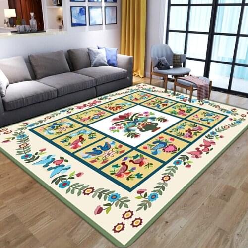 NEW colorful flower Design 3D Print Carpets For Living Room Bedroom Gamer Area Rugs Soft Flannel Kids Room Play Crawl Floor Mats
