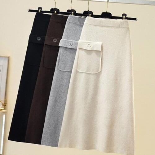 Женские трикотажные юбки Peonfly China At AliExpress