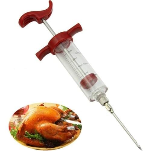 Barbecue BBQ Needle Tools Set Grill Syringe Kitchen Accessories Sauce Injector Roast Needle Party Decoration Home Decor