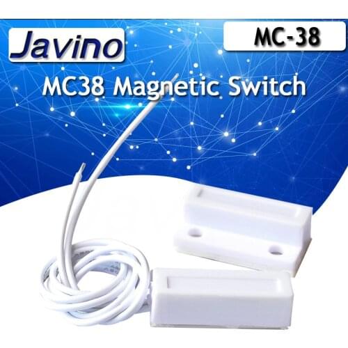 5 pair /lot MC-38 Wired Door Window Sensor Magnetic Switch Home Alarm System Detector