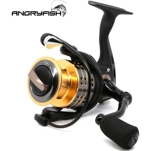 ANGRYFISH NOWER 5.2:1 High Speed Fishing Reel Series 8+1BBs Spinning Fishing Reel Max Drag 8KG Carp Fishing Spinning Reel