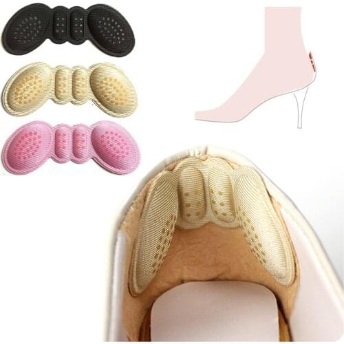 1 Pair Women High Heels Shoes Insoles Pain Relief Foot Care Inserts Adjust Size Adhesive Heel Liner Grips Protector Sticker