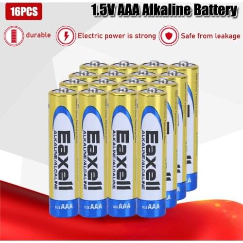 16PCS Original maxell 1.5V AAA Alkaline Battery LR03 For Electric toothbrush Toy Flashlight Mouse clock Dry Primary Battery
