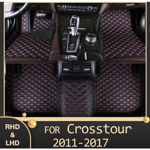MIDOON Car floor mats for Honda Crosstour 2011 2012 2013 2014 2015 2016 2017 Custom auto foot Pads automobile carpet cover