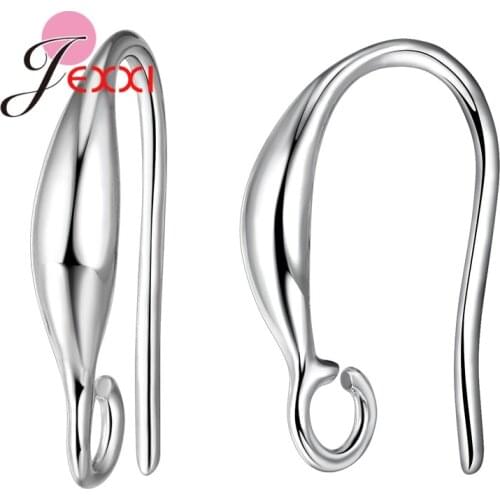 Free Shipping 925 Sterling Silver Ear Hook Earrings Accessories For Women Diy Fashion Party Jewelry Srebrne Mujer Bijouterie