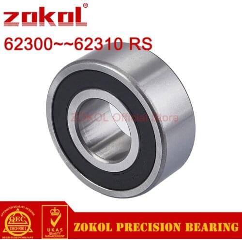 ZOKOL 6201ZZ bearing 6201 RS S6201ZZ 6201 2RS RZ Z3V3 Z1 Deep Groove ball bearing 12*32*10mm