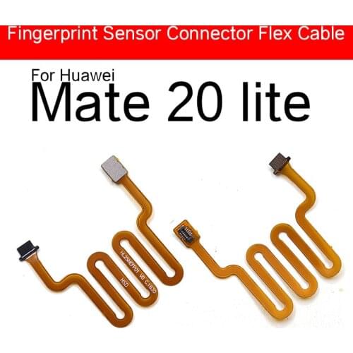 FingerPrint Home Sensor Flex Cable For Huawei Mate 20 Lite Menu Return Key Touch ID Sensor Flex Ribbon Replacement Parts