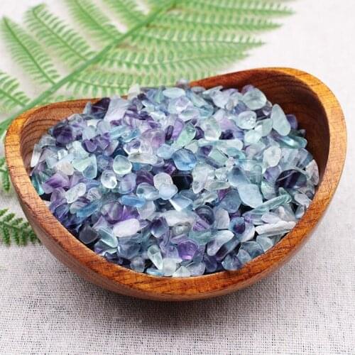 Natural irregular fluorite gravel Lucky Stone Fish Tank Flower Pot Garden Healing Home Decoration