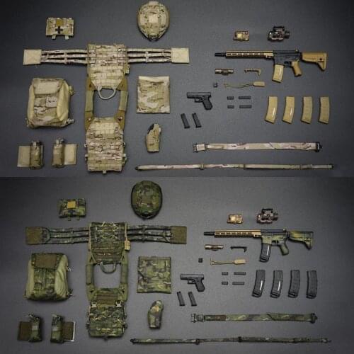 Easy&Simple 06028 1/6 USASOC URG-I Operation Kit Army Special Forces Equipment Set Fit 12'' Action Figure Body
