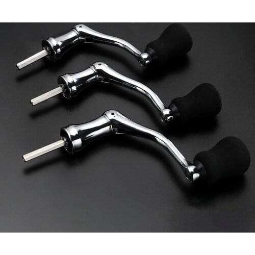 Metal Universal Spinning Reel Handle Metal Fishing Reel Rocking Arms Grip Knob Small Fishing Wheels Fishing Tackle Accessories
