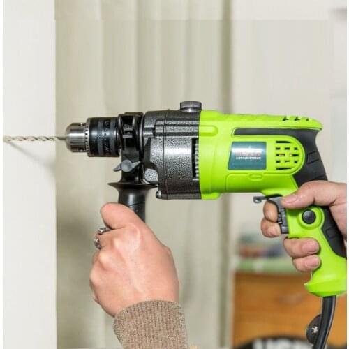 Mini Pistol Drill Multi-function Electric Stone Rotary Hammer Wall Impact Drill Wood Drilling Machine